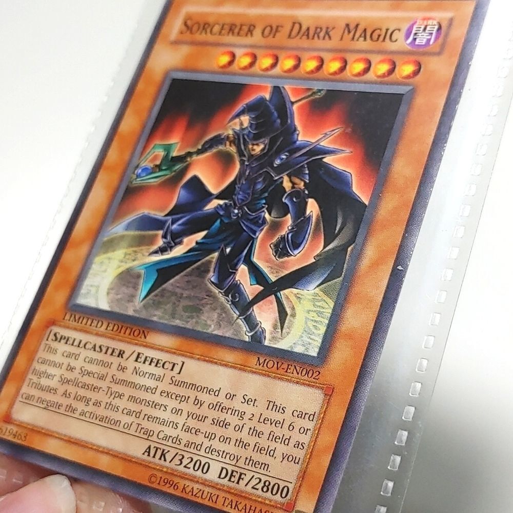 Yugioh! Limited edition sorcerer of dark magic card